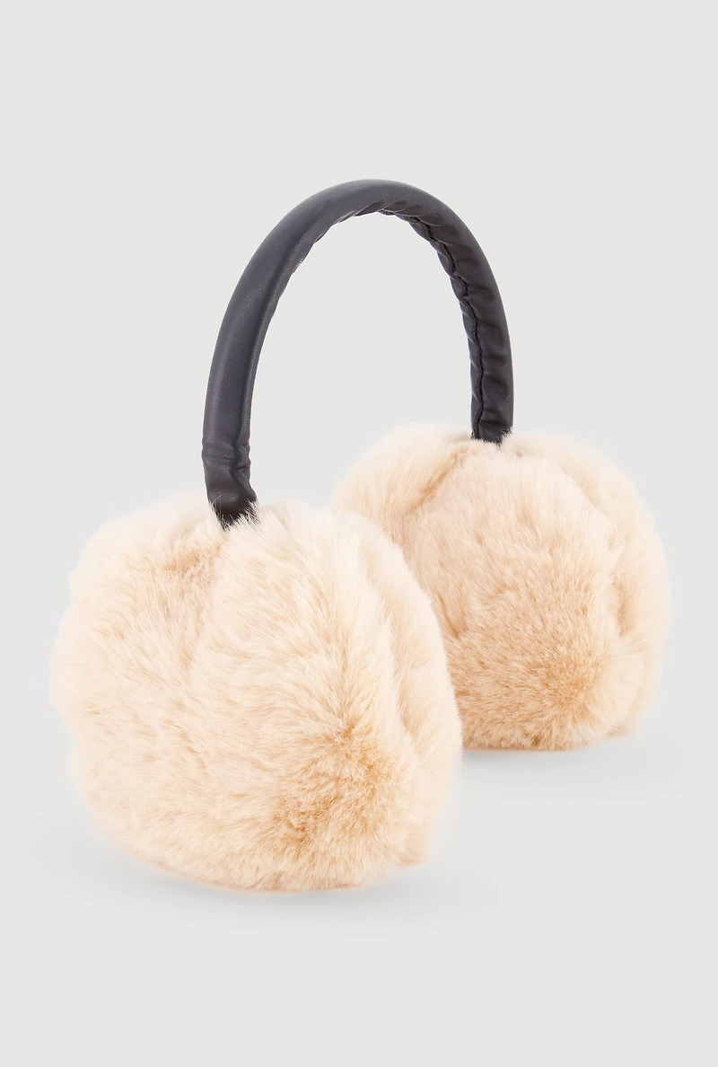 Faux Fur Oversized Earmuffs