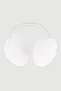 Faux Pearl Rhinestone Earmuffs