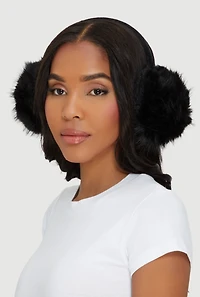 Solid Faux Fur Earmuffs