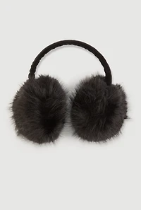Solid Faux Fur Earmuffs