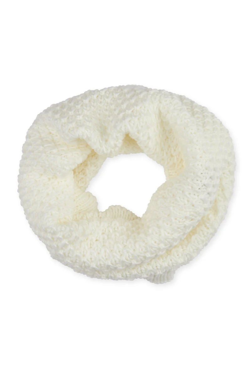 Textured Knit Infinity Scarf