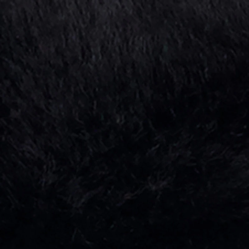 Ribbed Knit Faux Fur Neck Warmer