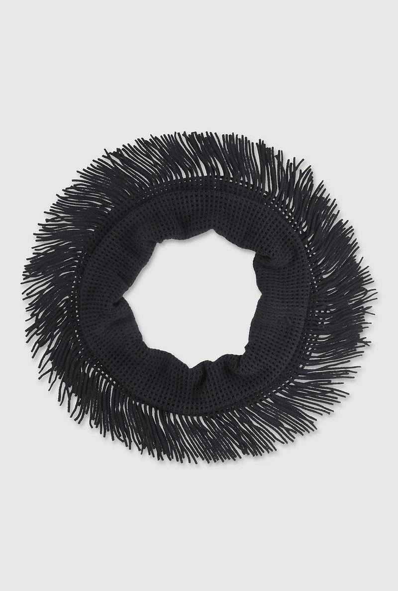 Fringed Infinity Scarf