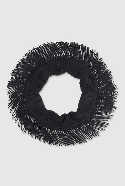 Fringed Infinity Scarf