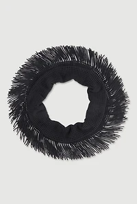 Fringed Infinity Scarf