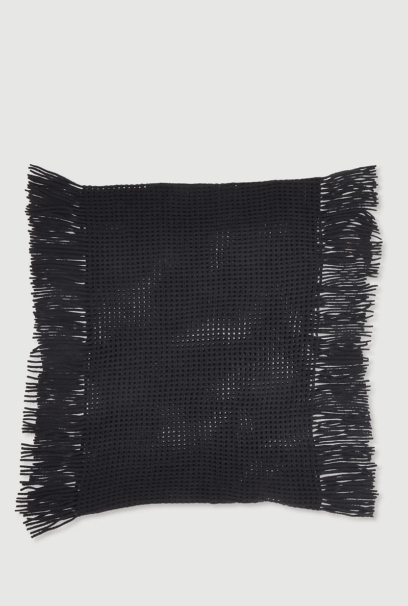 Fringed Infinity Scarf