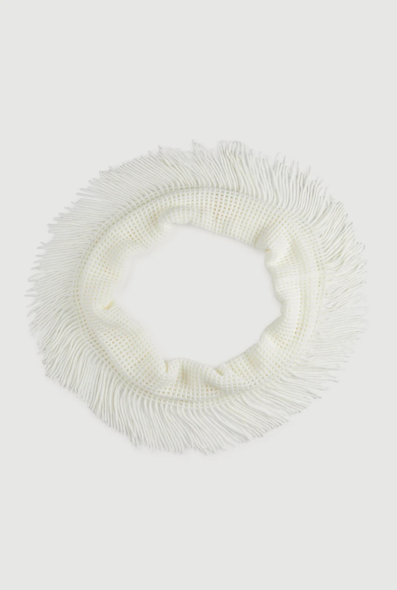 Fringed Infinity Scarf
