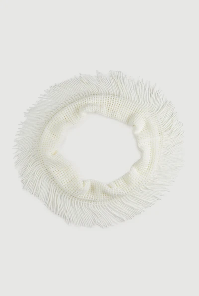 Fringed Infinity Scarf