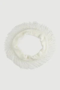 Fringed Infinity Scarf