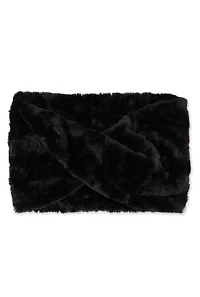 Solid Faux Fur Scarf