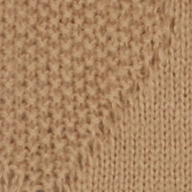 Diamond Patterned Scarf with Beanie and Gloves