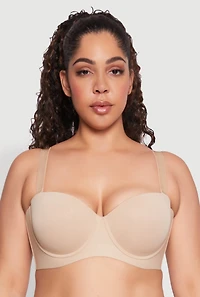Plus Laser Cut Balconette Bra | Convertible to Strapless