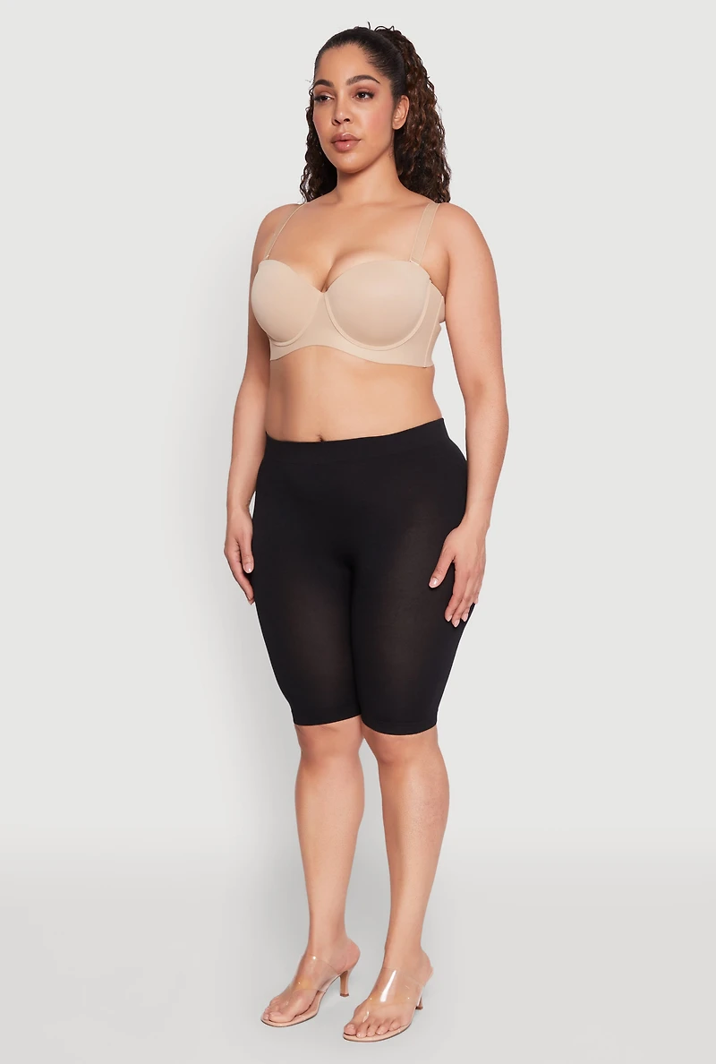 Plus Laser Cut Balconette Bra | Convertible to Strapless