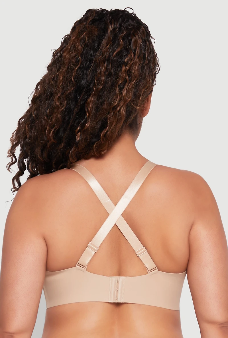 Plus Laser Cut Balconette Bra | Convertible to Strapless