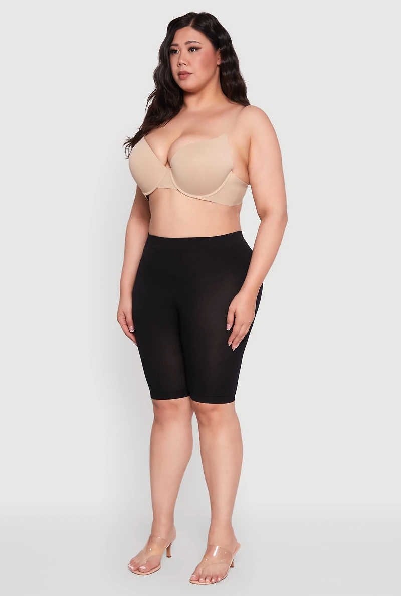 Plus Padded Push Up Plunge Bra