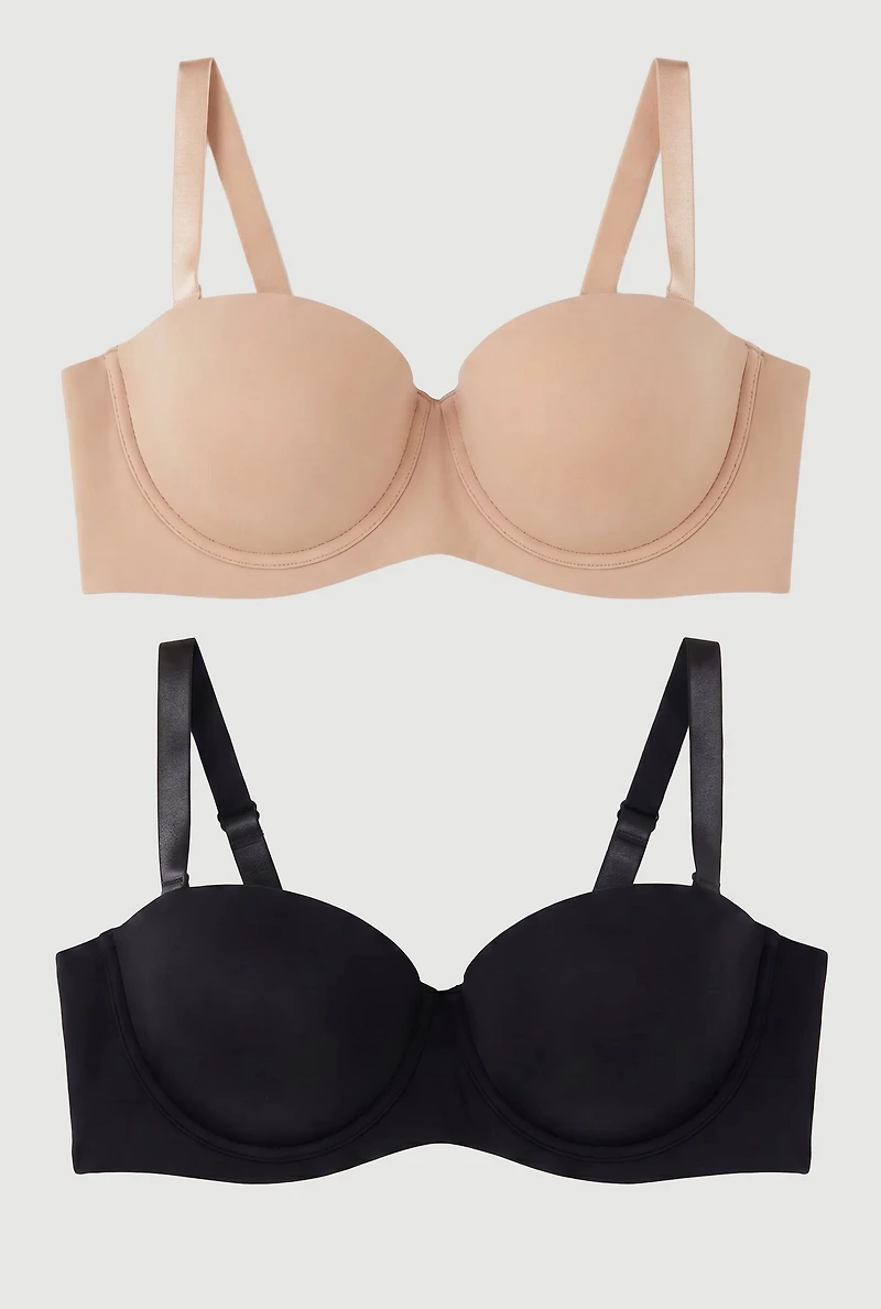 Plus Multiway Balconette Bras 2 Pack