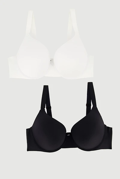 Plus Plunge Bras 2 Pack