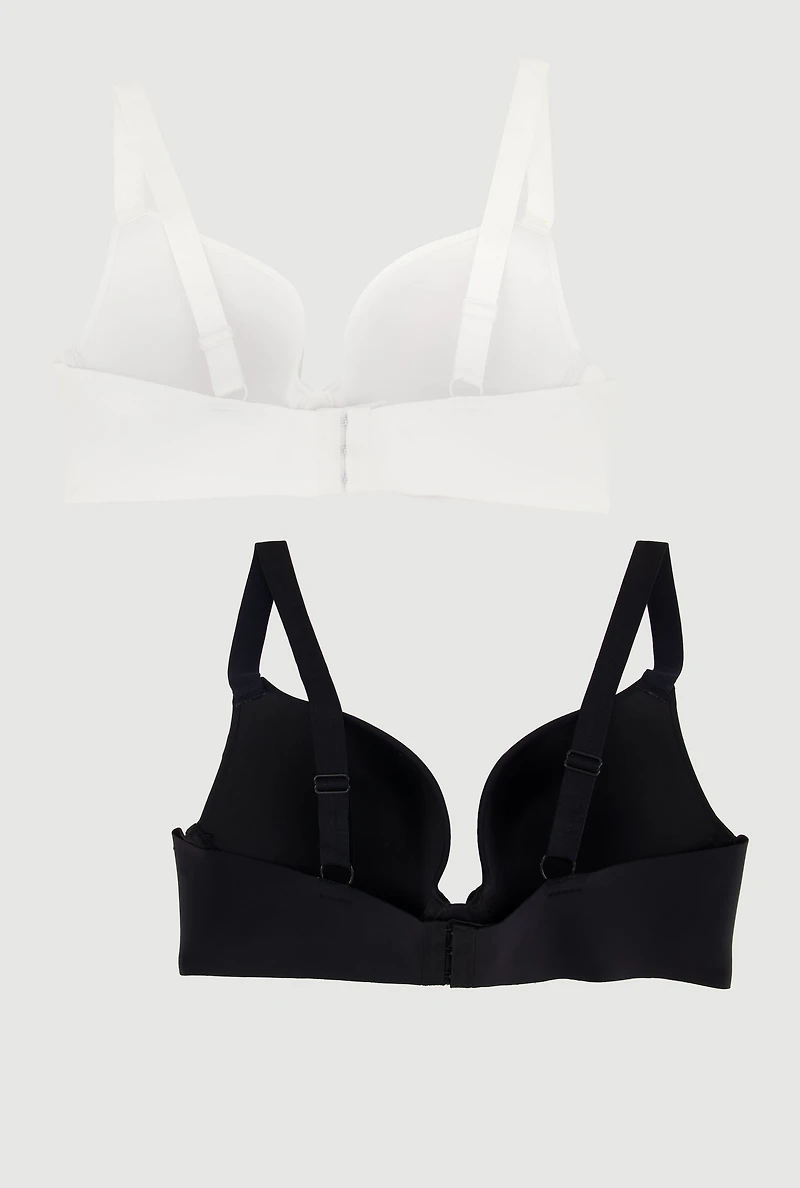 Plus Plunge Bras 2 Pack
