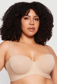 Plus Laser Cut Convertible Balconette Bra