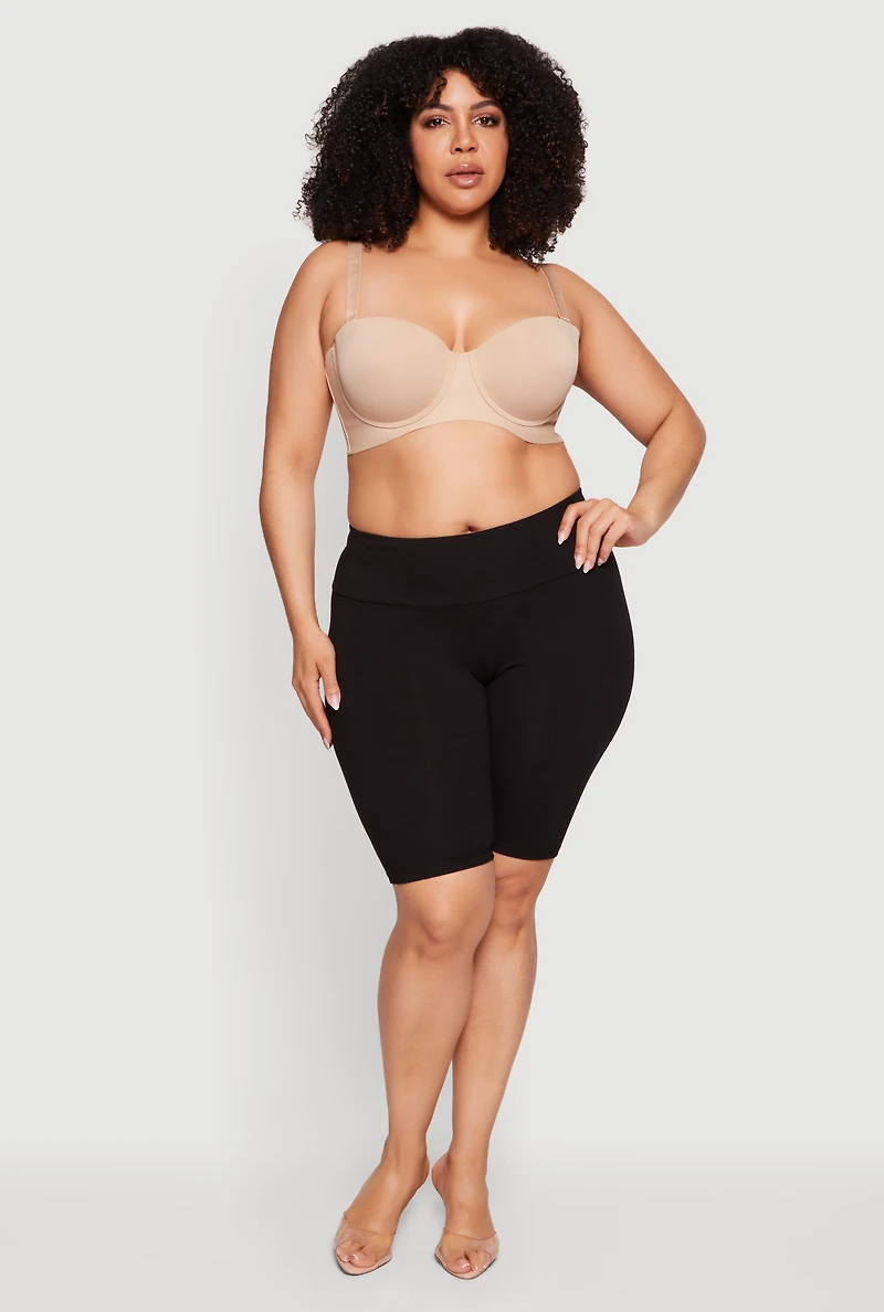 Plus Laser Cut Convertible Balconette Bra