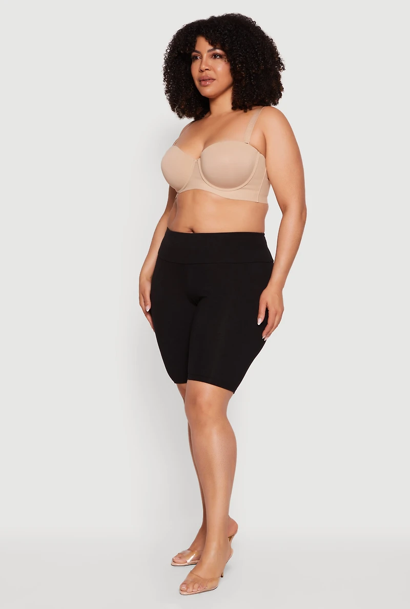 Plus Laser Cut Convertible Balconette Bra