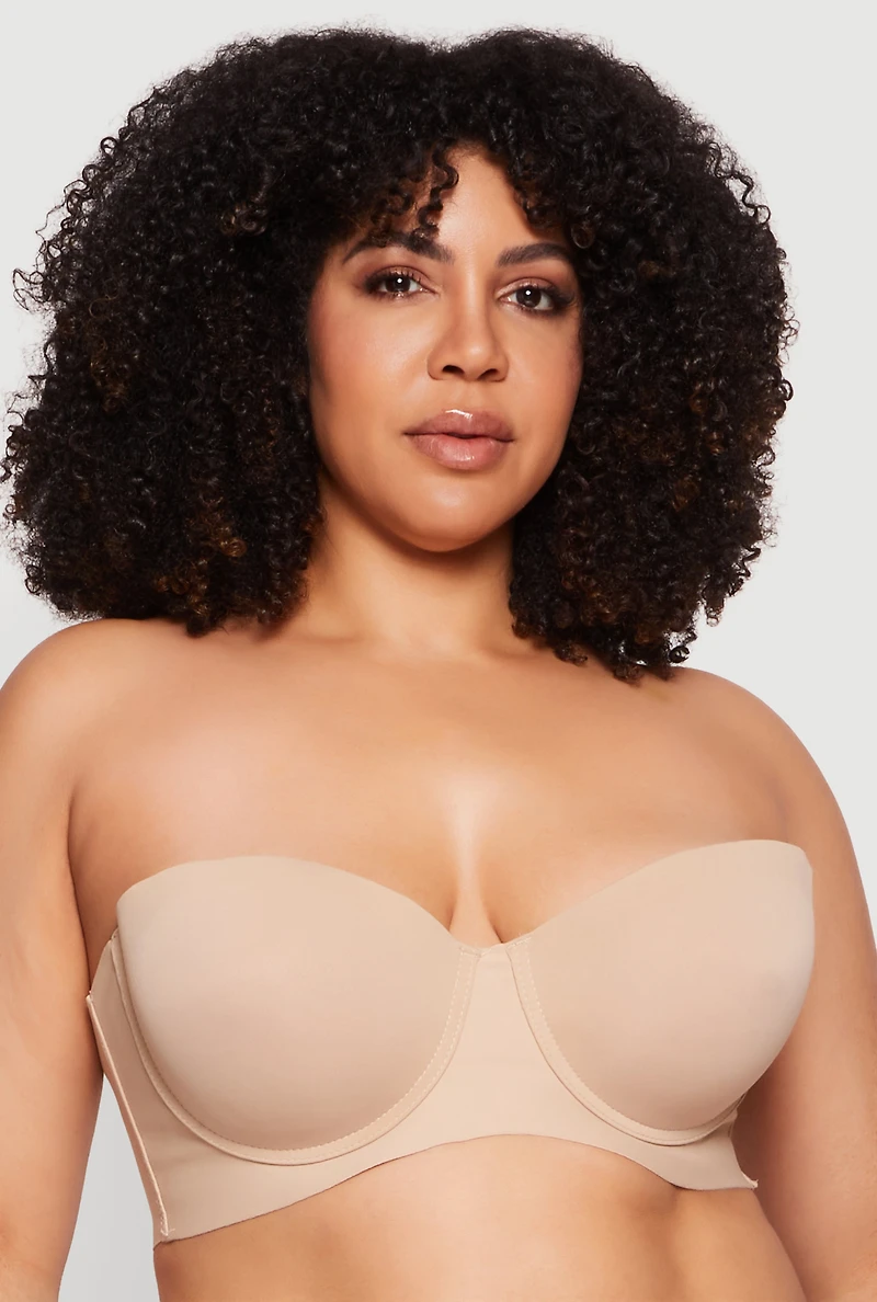 Plus Laser Cut Convertible Balconette Bra