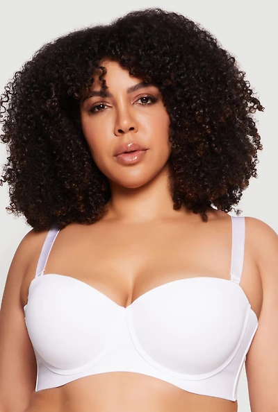 Plus Convertible Laser Cut Balconette Bra