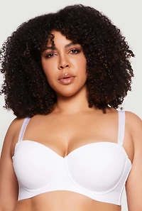 Plus Convertible Laser Cut Balconette Bra