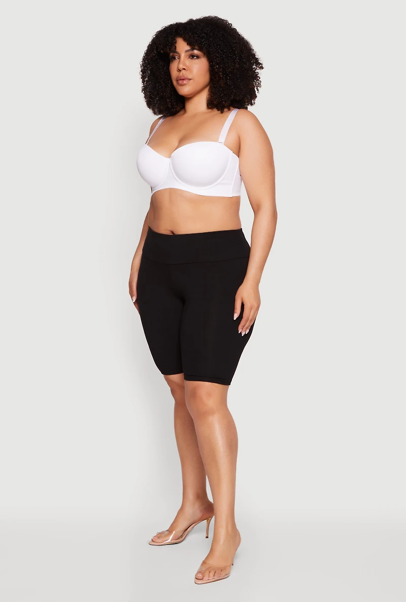 Plus Convertible Laser Cut Balconette Bra