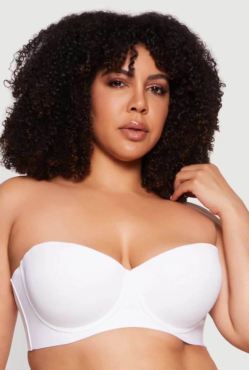 Plus Convertible Laser Cut Balconette Bra