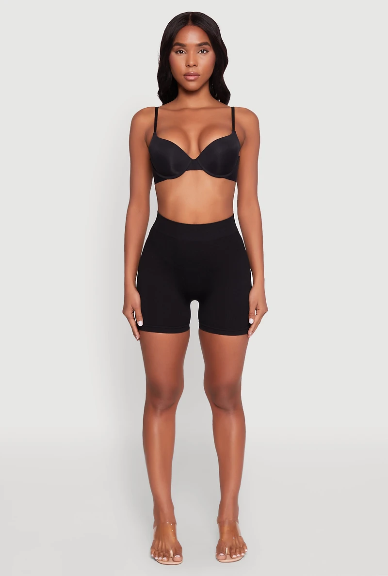 Womens Basic Plunge Bra, Black,