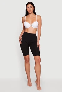 Patterned Lace Push Up Plunge Bra
