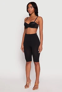 Womens Floral Lace Convertible Push Up Balconette Bra, Black, Size 36B