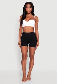 Adjustable Strap Padded Push Up Balconette Bra