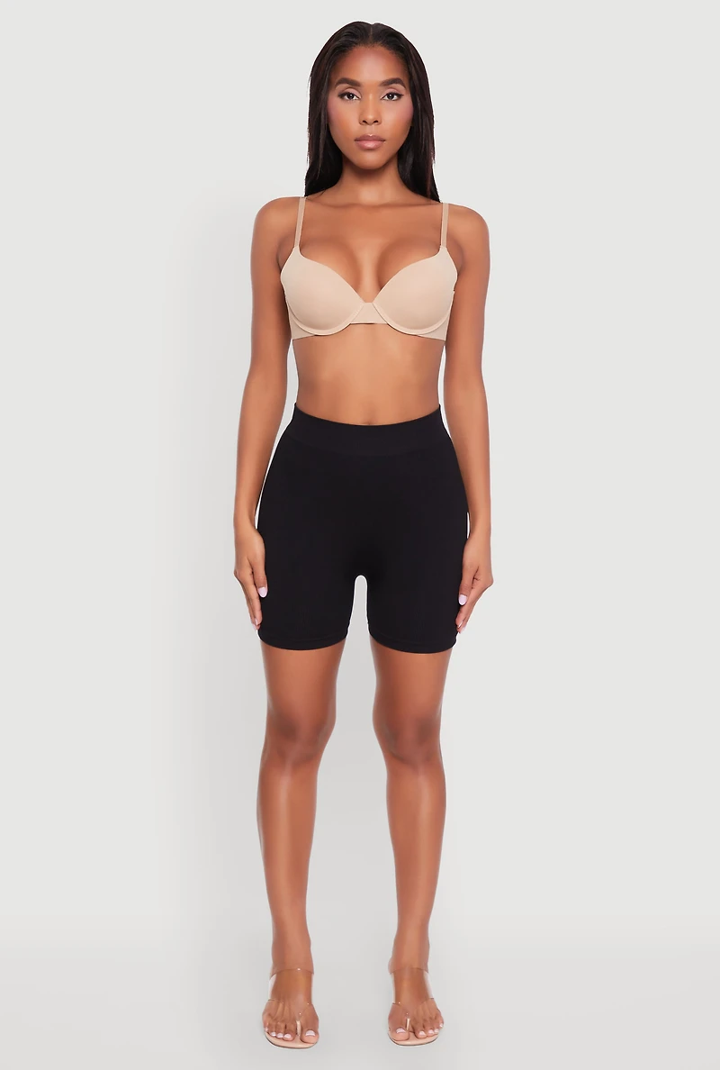 Trendy Seamless Adjustable Strap Padded Push Up Bra