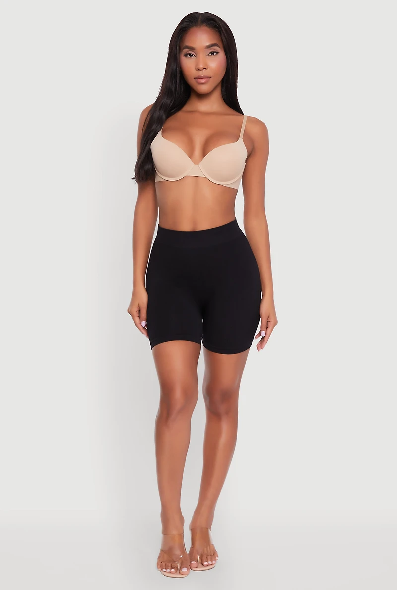 Trendy Seamless Adjustable Strap Padded Push Up Bra