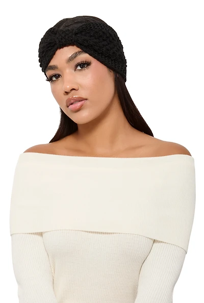 Crochet Front Knot Head Wrap