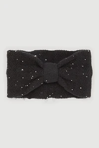 Lurex Sequin Knot Front Head Wrap