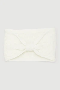 Lurex Knot Front Head Wrap