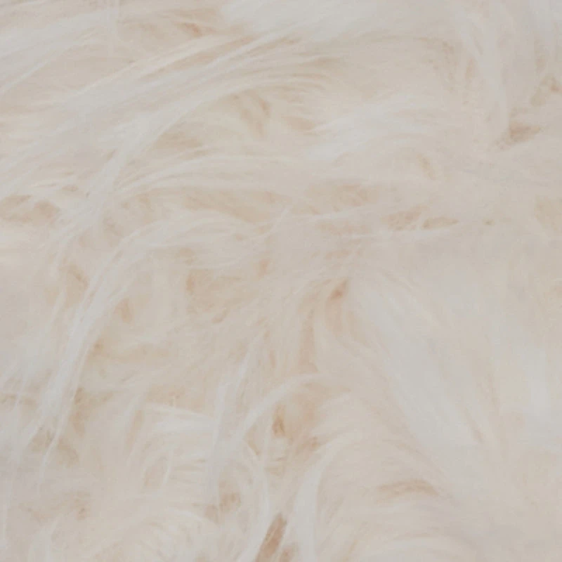 Off The Shoulder Shaggy Faux Fur Wrap Shawl