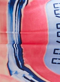 Timer Printed Mini Skirt