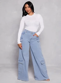 Womens Seamless Mock Neck Long Sleeve Bodysuit, White, Size S