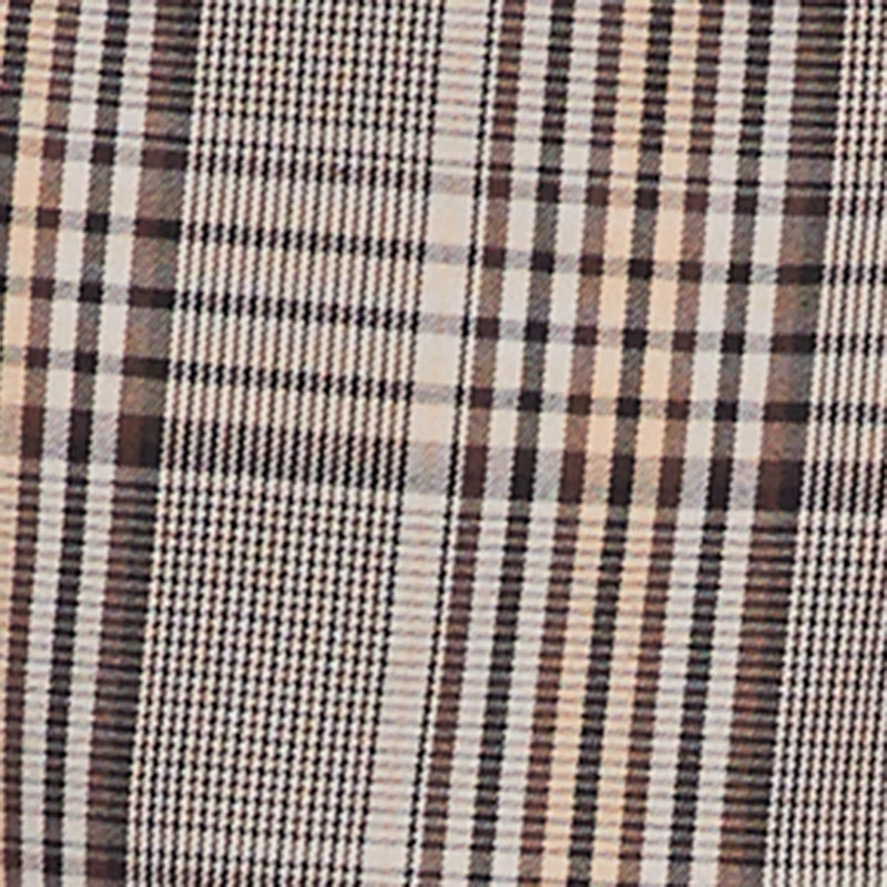 Plus Plaid Strapless Skater Dress