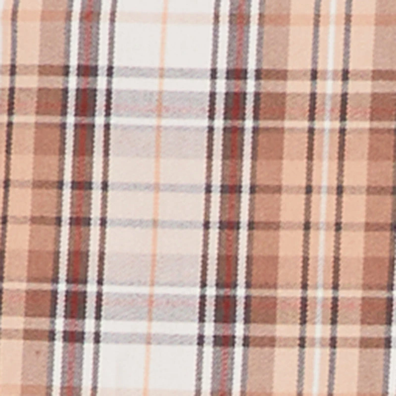 Plus Plaid Strapless Skater Dress