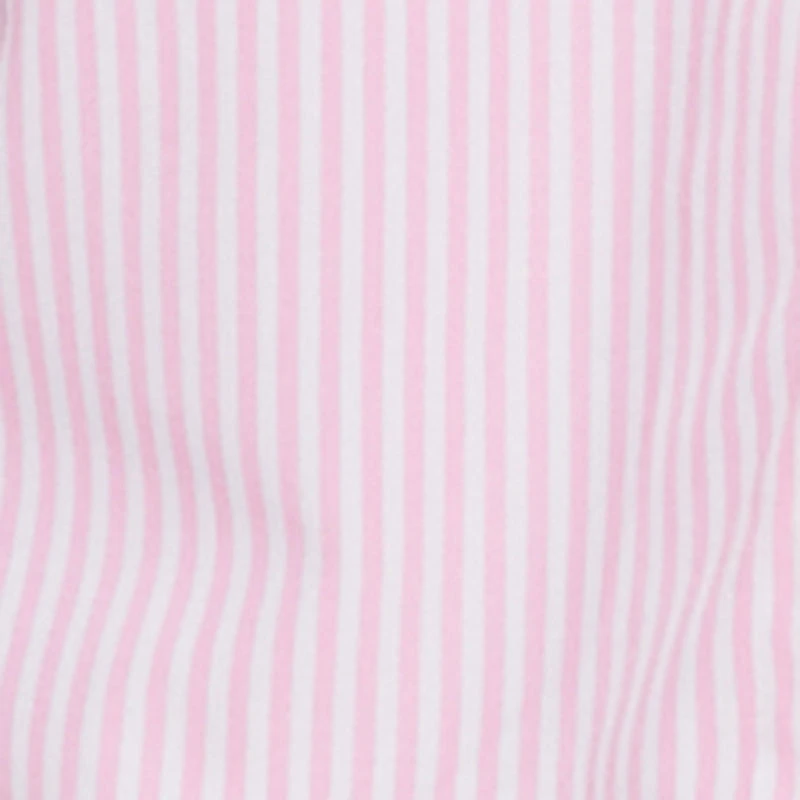Pinstripe Satin Bow Poplin Shirt
