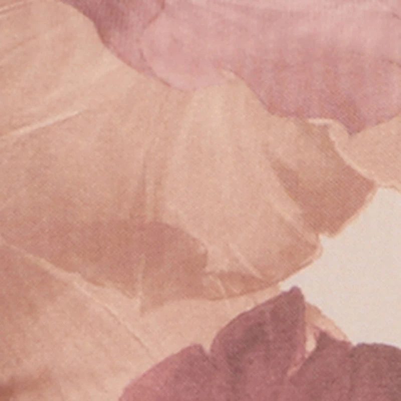 Floral Mesh Ruched Side Top