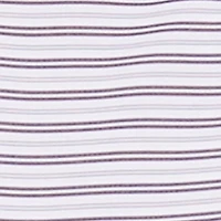 Haute Monde Poplin Button Front Striped Cropped Shirt