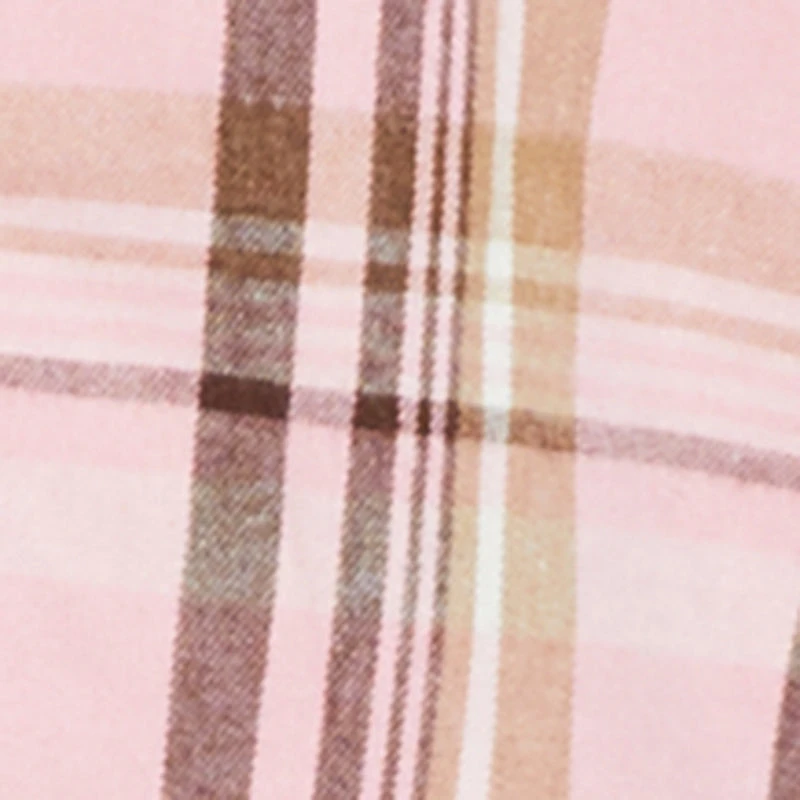 Sherpa Lined Plaid Button Front Shirt