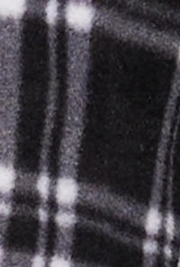 Fleece Plaid Button Front Shacket