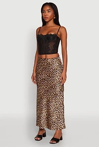 Womens Chic Sheer Lace Cropped Bustier Top with Sweetheart Neckline, Black, Size L